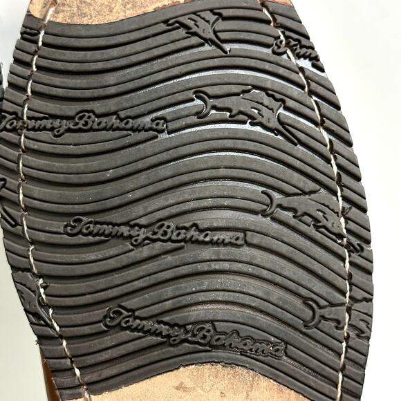 EXCELLENT Tommy Bahama Maya Bay Bit Loafer Fish Hook Tan Brown Size 9 - Picture 14 of 15